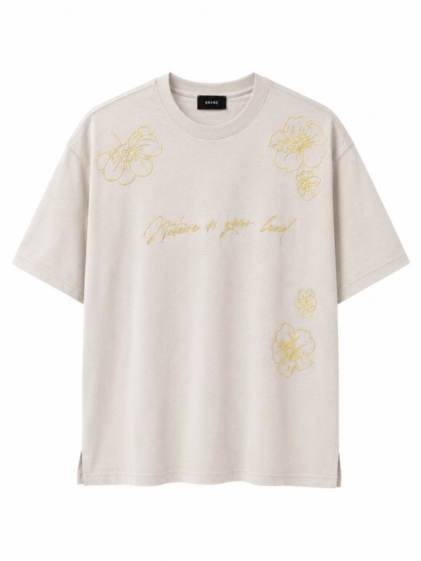 T-shirt Broderie Florale