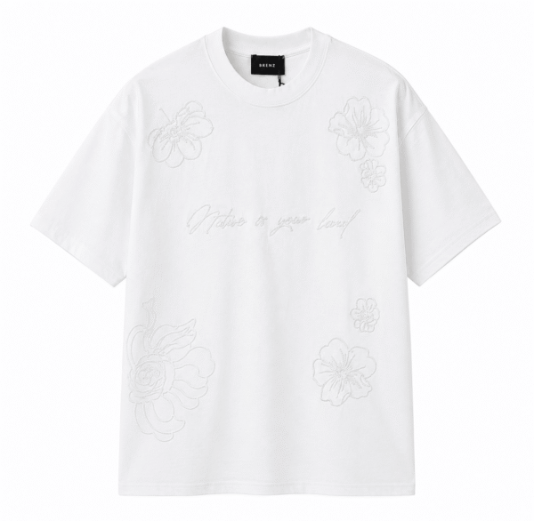 T-shirt Broderie Florale